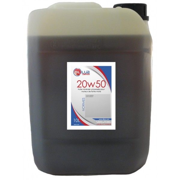 Bidon D'huile Moteur Eurol SAE 50 Minérale Mono-grade - Parfait Pour Harley - Neuf