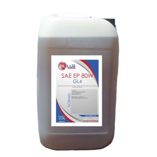 HUILE BOITE SAE 80W GL4 EP 80W