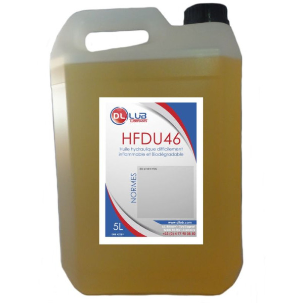 HUILE HYDRAULIQUE difficilement inflammable HFDU 46