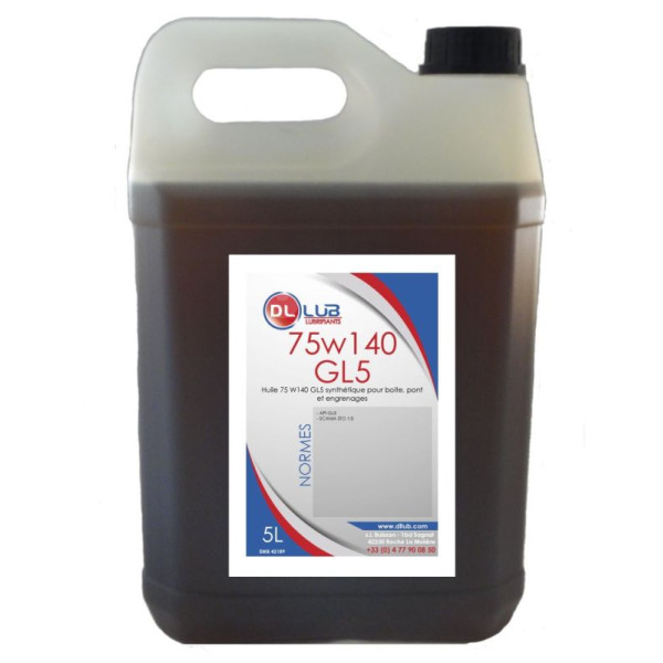 Huile boite et pont synthétique 75W140 GL5