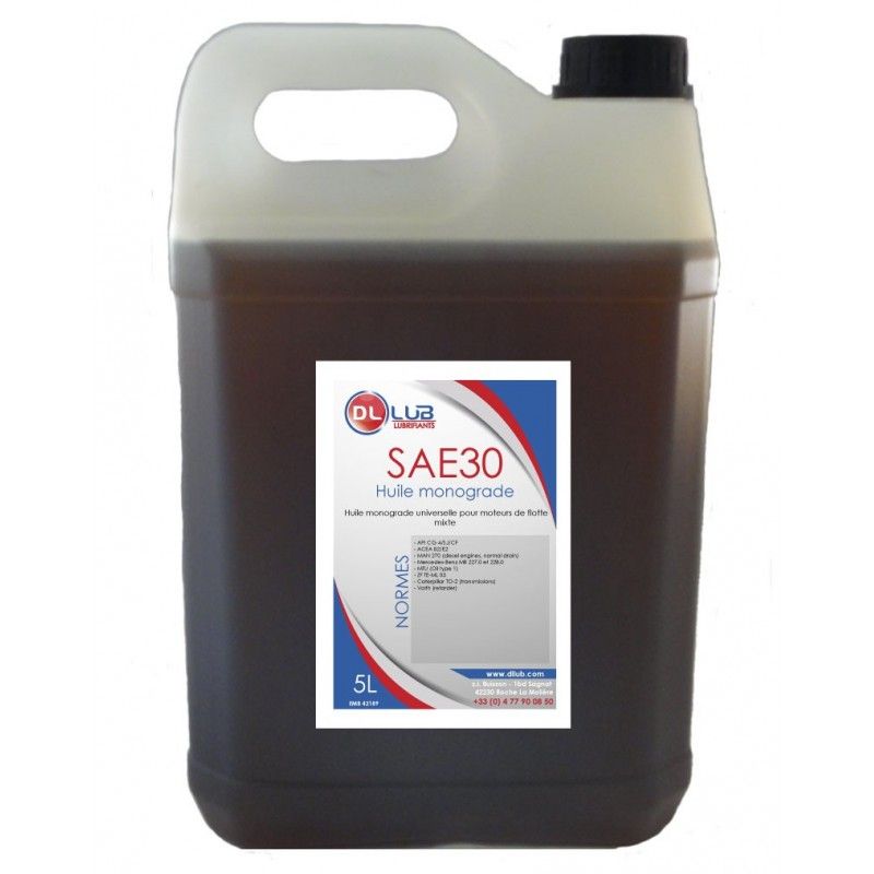 HUILE MONOGRADE SAE 30 Huile multifonctions