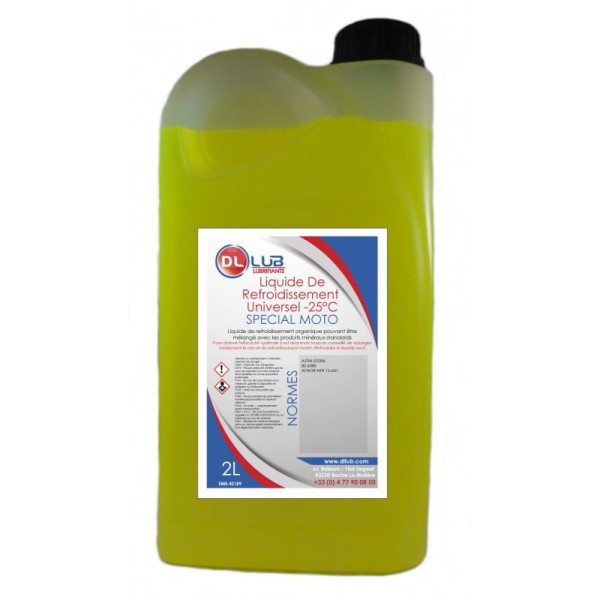 Liquide de refroidissement Technilub LR 35°C MOTO 2L - Huile & spray  entretien 