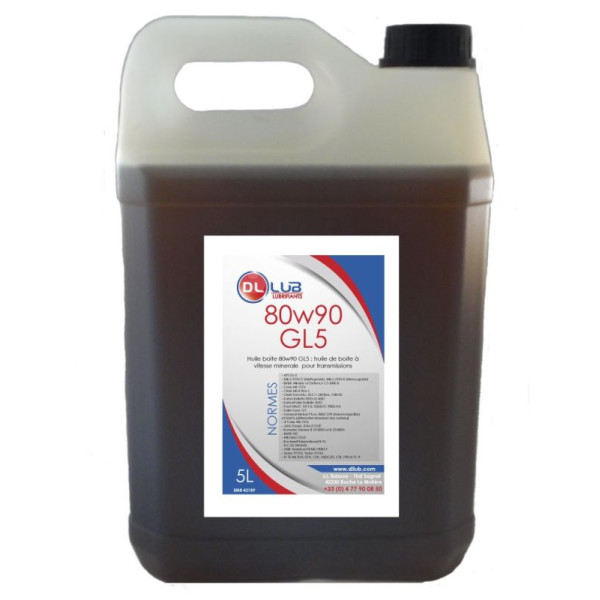 HUILE BOITE A VITESSE MINERALE 80W90 GL5