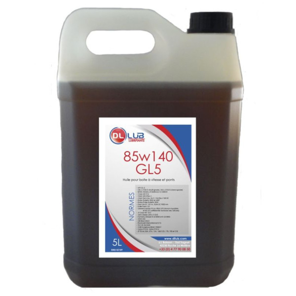 HUILE BOITE A VITESSE ET PONT 85W140 GL5