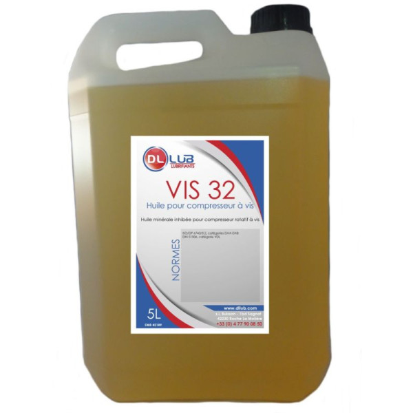 Huile minérale pour compresseur d'air à vis 32