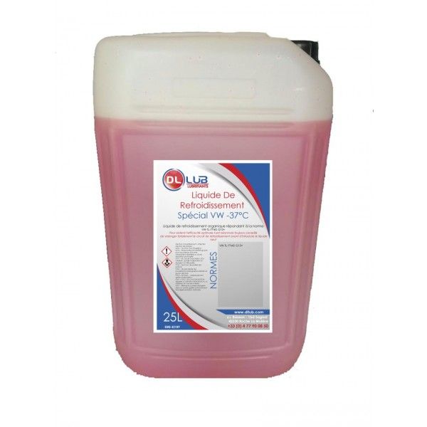 Liquide de refroidissement rose 37 spécial VW