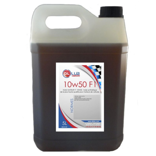 HUILE MOTEUR SYNTHETIQUE F1 10W50
