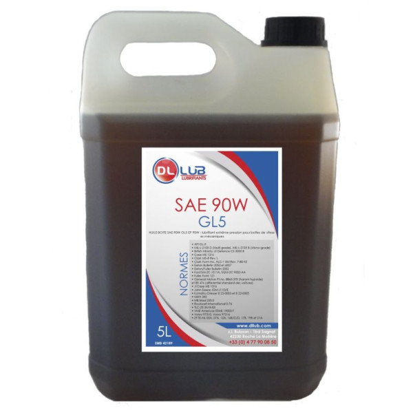 HUILE BOITE SAE 90W GL5 EP 90W