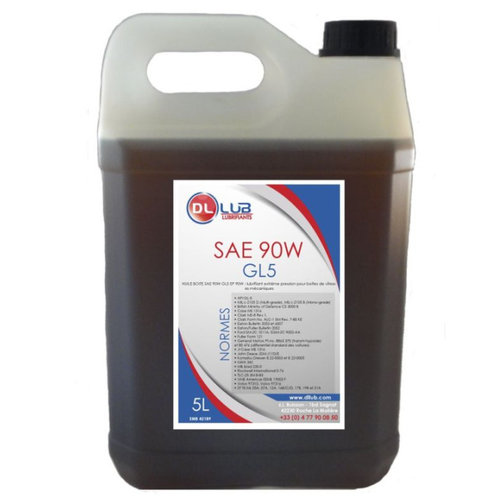 HUILE BOITE SAE 90W GL5 EP 90W