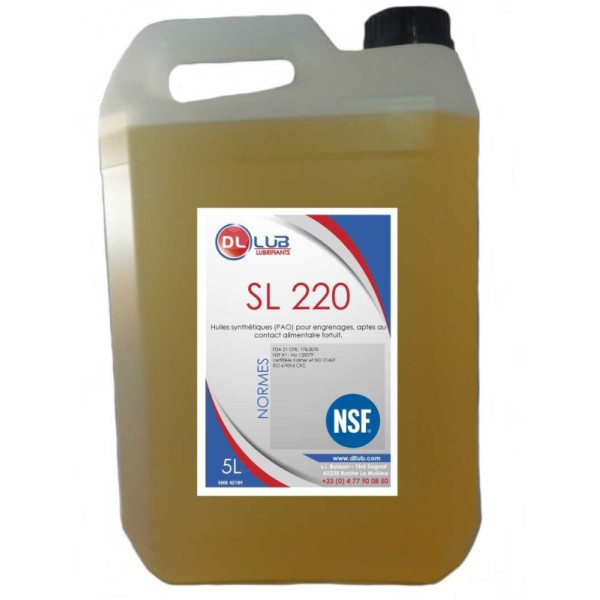 Huile synthétique alimentaire SL 220