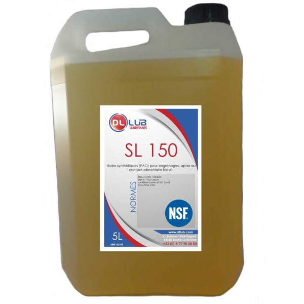 Huile synthétique alimentaire SL 150