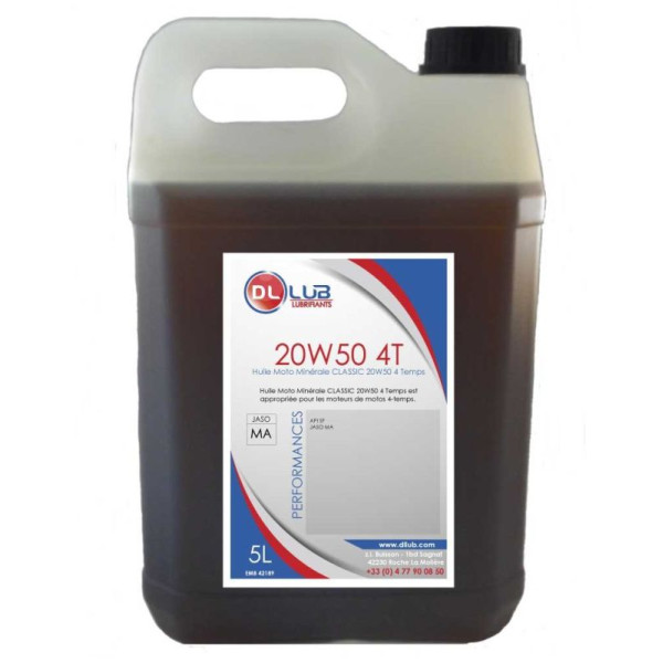 Huile Moto CLASSIC 20W50 4 Temps
