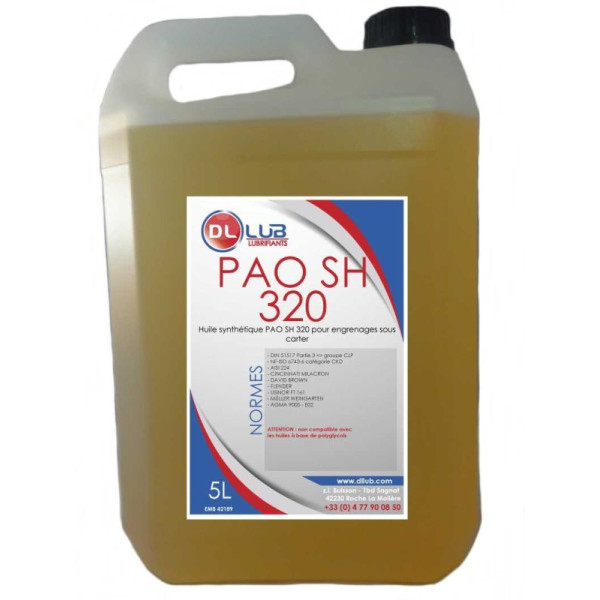 HUILE SYNTHÉTIQUE RÉDUCTEUR PAO 320