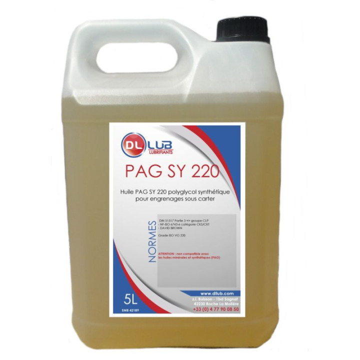 HUILE RÉDUCTEUR POLYGLYCOL PAG 220