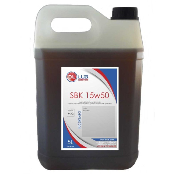 HUILE MOTEUR MOTO 4 Temps SBK 15W50