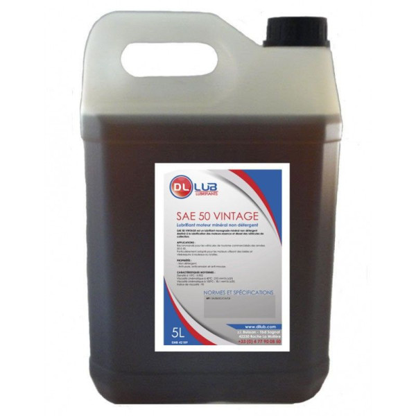 HUILE MONOGRADE SAE 50 VINTAGE