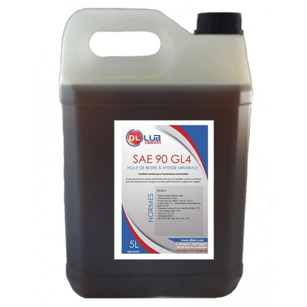 HUILE DE BOITE A VITESSE MINERALE SAE 90 GL4
