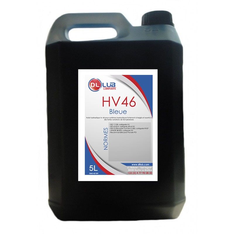 huile hydraulique hv 46 Bleue Huile de maintenance