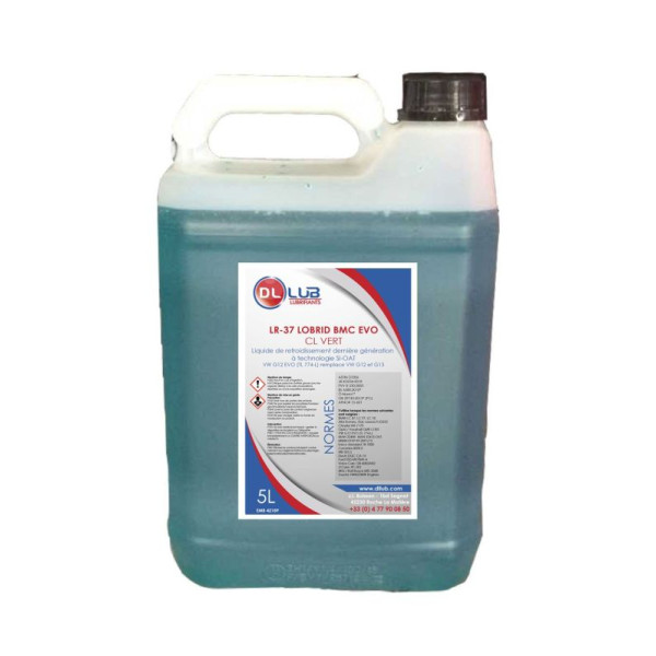 Liquide de refroidissement LR-37 LOBRID BMC EVO Vert 5L