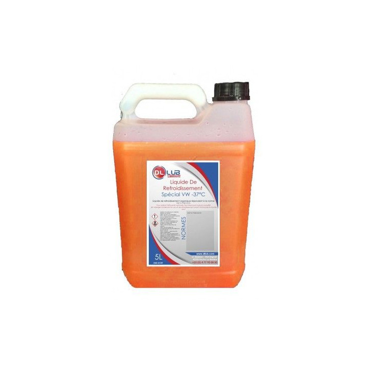 Liquide de refroidissement orange -37 spécial VW