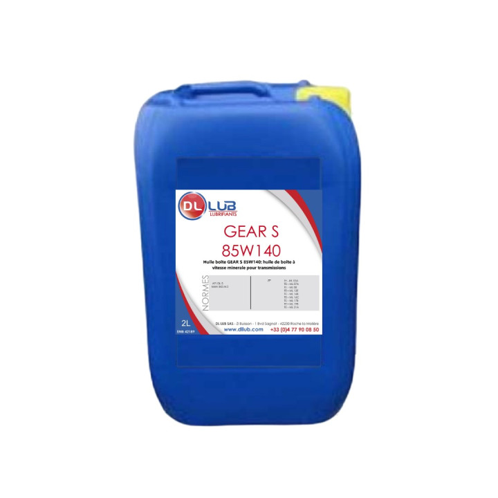 GEAR S 85W140 : Huile de boite / pont filante