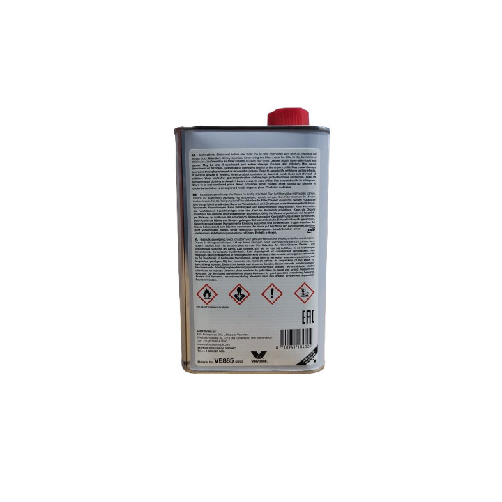VALVOLINE AIR FILTER OIL