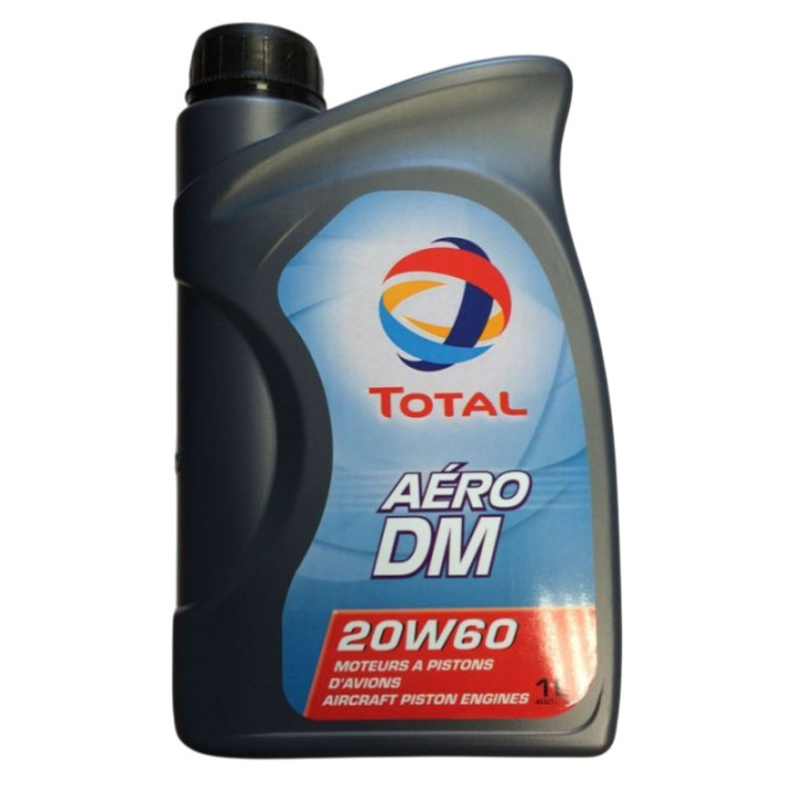 HUILE TOTAL AERO DM 20W60 : Huile pour moteurs à pistons d'aéronefs